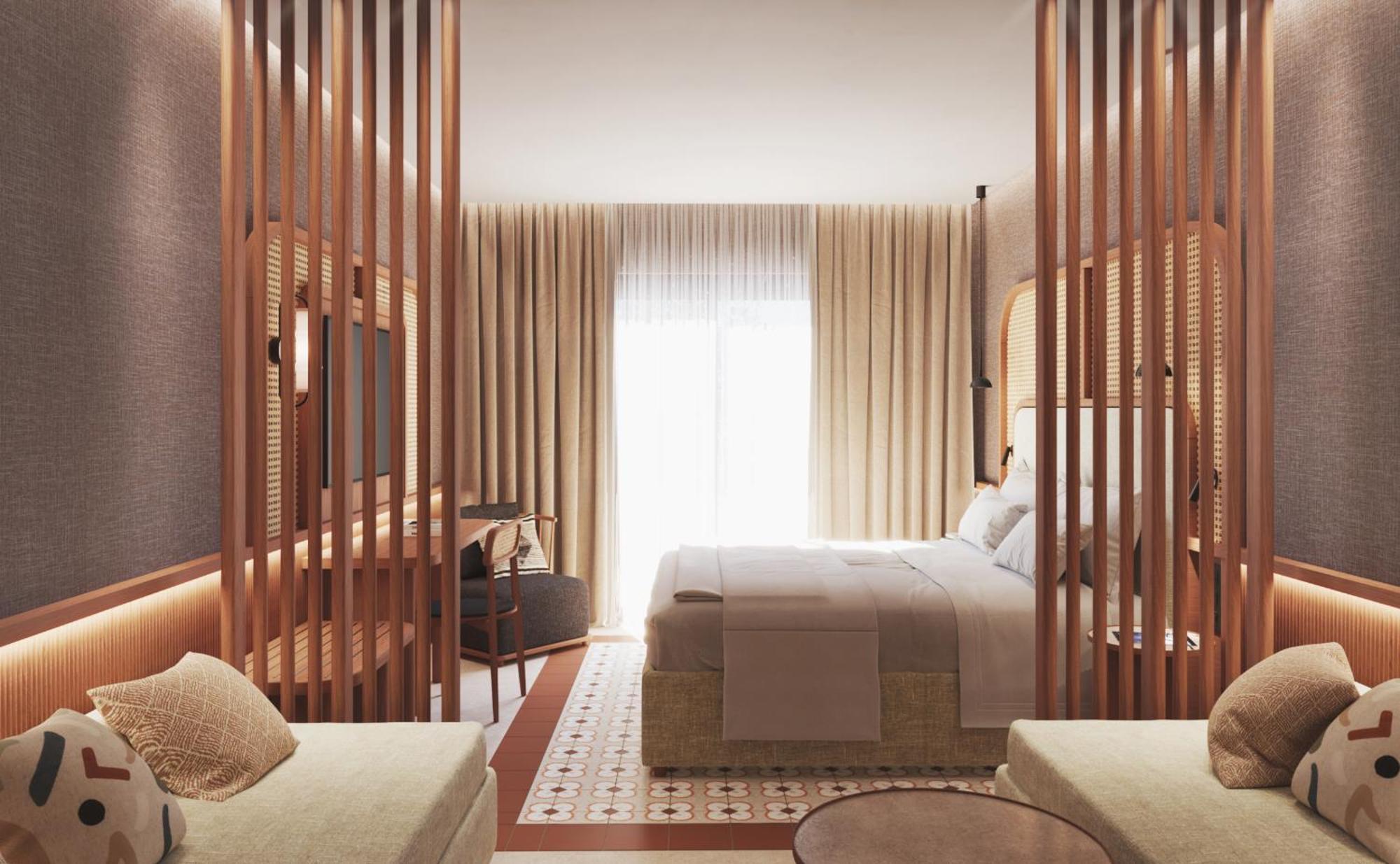 Sentido Apollo Palace Mesongí エクステリア 写真 A room at the hotel