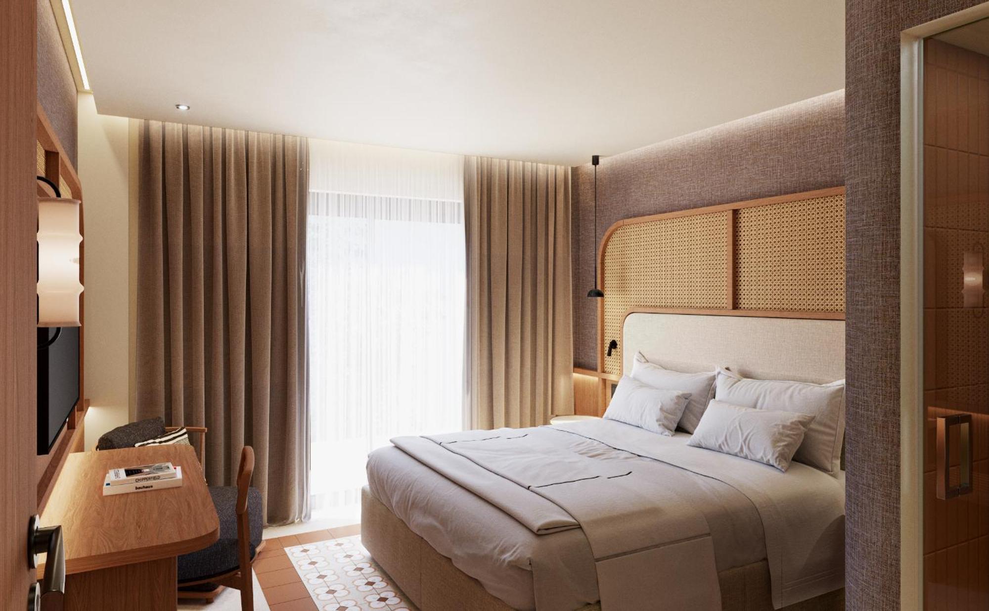 Sentido Apollo Palace Mesongí エクステリア 写真 A bedroom at the hotel